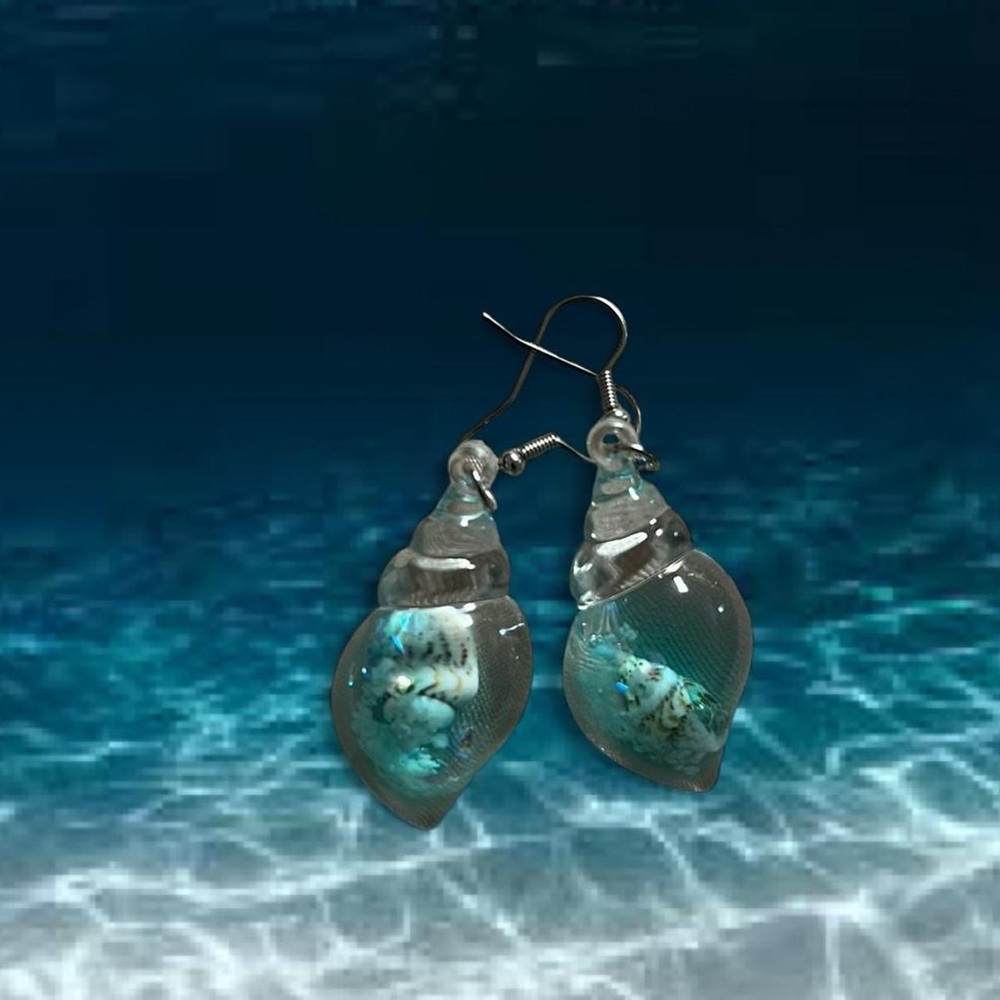Seashell earrings 🐚 🌊